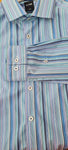 Mens Modern Fit Striped Shirt Size 42 / 16.5'