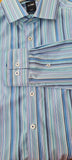 Mens Modern Fit Striped Shirt Size 42 / 16.5'