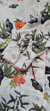 Womens Floral Print Long Sleeve Shirts Size 8