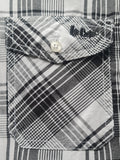 Men's Checkered Shirt With Short Sleeves Size XL
