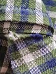 Men's Check Long Sleeve Cotton Shirts Size XL