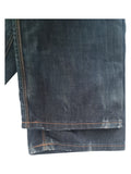 Men's Straight Jeans Dark Blue W 33 L 32