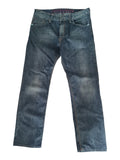Men's Straight Jeans Dark Blue W 33 L 32