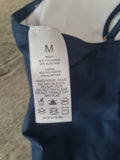 Women's Navy Criss-Cross Back Tankini Set M