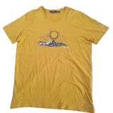 Men's Short Sleeve T-Shirt Mustard Yellow XL