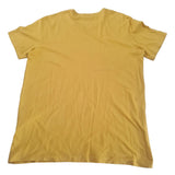 Men's Short Sleeve T-Shirt Mustard Yellow XL