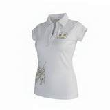 Women's Polo Short Sleeve Shirt White 10