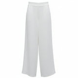 Women's Wide Leg Trousers White 8