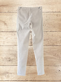 Women's White Denim Long Trousers Size 8