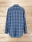 Men's Flannel Check Cotton Long Sleeve Shirts Size XXL