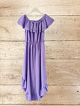 Women's Asymmetrical Purple Dress Size 10