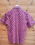Men's Printed Boats Short Sleeve Shirt S