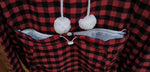 Women's Checked Hoodie Size XXL