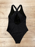 Womens Swimsuit One Piece Criss Cross Back Size M