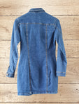 Women Denim Mini Dress / Long Shirts Size 10