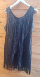 Women's Black Vest Top Size L