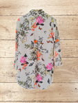 Womens Floral Print Long Sleeve Shirts Size 8