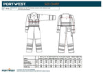 MX28 Coverall Overall Flame Resistant Workwear Size S