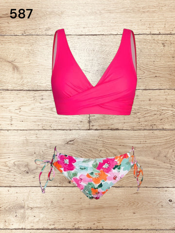 Women's Bikini Set Twist Front Tie Side Size M / UK 12 - 14