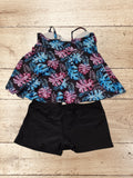 Tankini Set Women's Swimsuit Costume Push Up Size XL