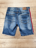 Men's Denim Riped Bermuda Shorts Size IT 44