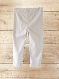 Women's White Cropped Trousers Size 10