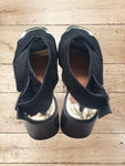 Women's Black High Heel Sandals Size 5