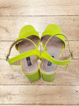 Women's Lime High Heel Sandals Size 6
