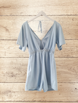 Womens Soft Denim Playsuit Size 8
