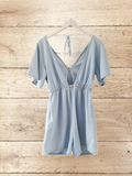 Womens Soft Denim Playsuit Size 8