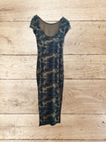 Women Military Leopard Print Dress Size S / 8