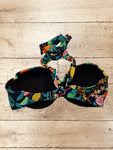 Fruit Print Bikini Top / Bra Size 34DD
