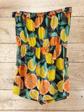 Women's Bandau Fruit Print Playsuit Size S
