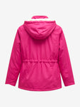 Women's Hooded Red Jacket Size L