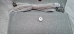 Women's Evening Bag Silver Metallic