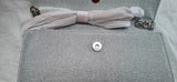 Women's Evening Bag Silver Metallic