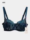 Jasmine Balconette Teal Botanical Bra Size 32D
