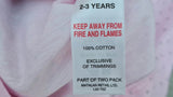 Girl's Pyjamas Set 2/3 Years