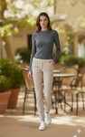 Women's Chino Light Peach Trousers Size UK14