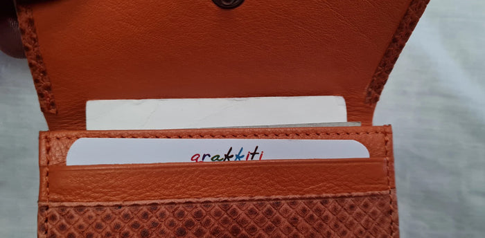 Women's Terracotta Coral Purse / Wallet