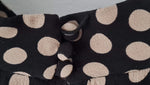 Women's Dots Spot High Neck Top Size 16
