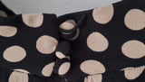 Women's Dots Spot High Neck Top Size 16