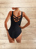 Womens X Scoopback Round Neck One Piec Swimsuit Size XL / 18 - 20