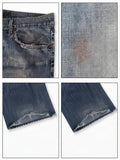 Men's Bootcut Jeans Light Blue W 34 L 32