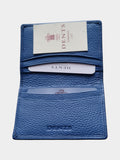 Elegant Women's Blue Card Holder