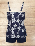 Women Plus Size 2 Piece Tankini Set Swimsuits Size XL / UK 18 - 20