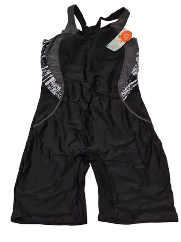 Women's One Pieces Boyleg Sports Swimming Costumes Size M