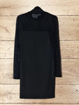 Women's Mesh Sheer Bodycon Mini Dress Long Sleeve Size M