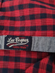 Men's Checkered Shirt With Short Sleeves Size XL