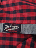 Men's Checkered Shirt With Short Sleeves Size XL